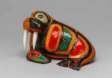 Carving depicting Walrus, Kwakwaka'wakw Culture