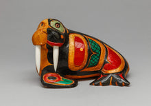 Carving depicting Walrus, Kwakwaka'wakw Culture