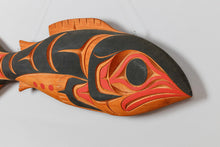 Double Sided Panel depicting Salmon, Tsimshian Culture