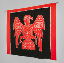 Button Blanket depicting Eagle by Hazel Wilson Simeon (1941-2016), Haida