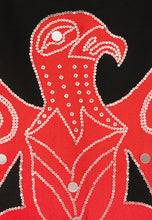 Button Blanket depicting Eagle by Hazel Wilson Simeon (1941-2016), Haida