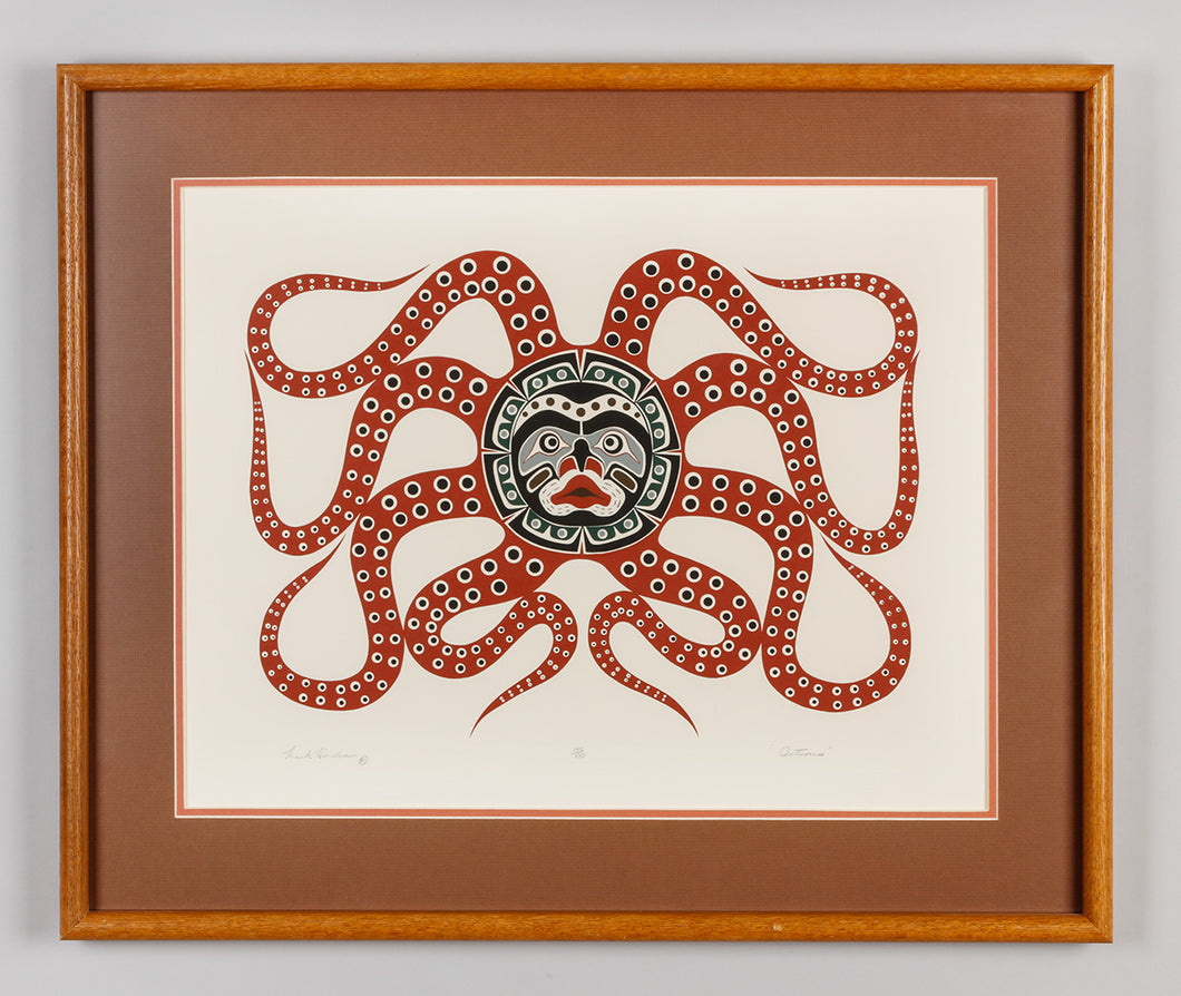 Octopus - Silkscreen Print by Mark Henderson, Kwakwaka'wakw