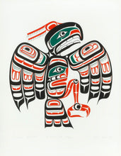 Kwakiutl Sea Eagle Silkscreen Print by Calvin Hunt, Kwakwaka'wakw
