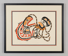 Southern Sculpin and Octopus Silkscreen Print by Calvin Hunt, Kwakwaka'wakw