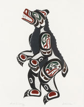 Black Bear - Original Painting by Mark Henderson, Kwakwaka'wakw
