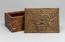 Hand Hammered Copper Box by Richard Dicks, Nuxalk