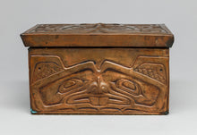 Hand Hammered Copper Box by Richard Dicks, Nuxalk