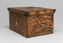 Hand Hammered Copper Box by Richard Dicks, Nuxalk