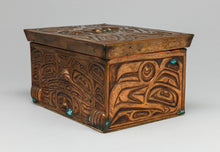Hand Hammered Copper Box by Richard Dicks, Nuxalk