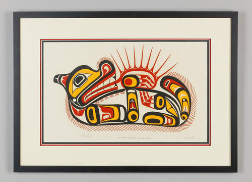 Kwagulth Sea Otter with Sea Urchin by Tony Hunt Sr. (1942-2017), Kwakwaka'wakw