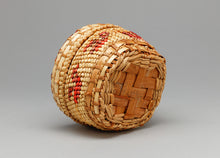 Vintage Lidded Basket with Whale, Nuu Chah Nulth
