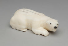 Carving depicting Polar Bear by Ronnie Toolie, Yup'ik