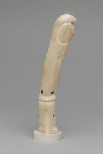 Carving depicting Dancer by Gary Sockpik, Inupiaq