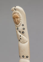 Carving depicting Dancer by Gary Sockpik, Inupiaq