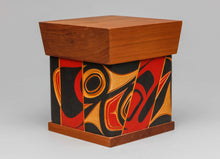 Bentwood Box Depicting Raven by James Michaels, Tlingit/Metis Cree