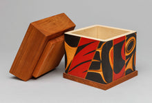 Bentwood Box Depicting Raven by James Michaels, Tlingit/Metis Cree