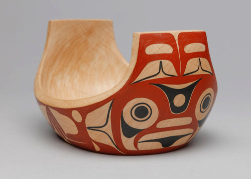 Small Bowl depicting Dragonfly by David A. Boxley, Alaskan Tsimshian