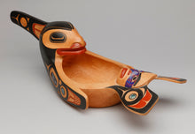 Bowl depicting Baby Killer Whale by David A. Boxley, Alaskan Tsimshian