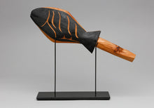 Rattle depicting Halibut, 1990, by the Hunt Family, Kwakwaka’wakw