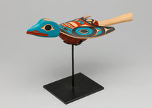 Rattle depicting Baby Robin by David A. Boxley, Alaskan Tsimshian