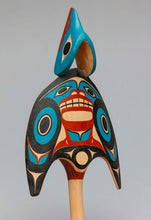 Rattle depicting Baby Robin by David A. Boxley, Alaskan Tsimshian