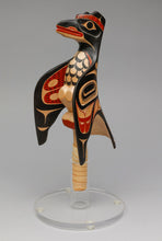 Rattle depicting Raven by David A. Boxley, Alaskan Tsimshian