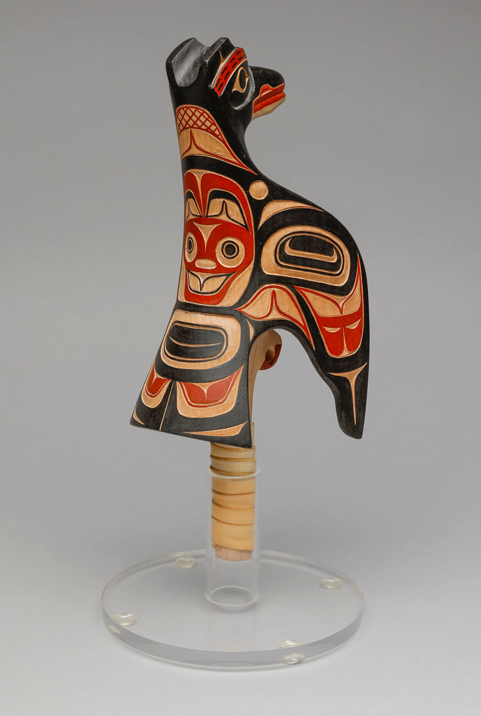 Rattle depicting Raven by David A. Boxley, Alaskan Tsimshian – Quintana ...