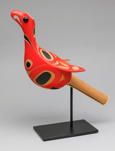 Rattle depicting Red Grouse by Moy Sutherland, Nuu-chah-nulth