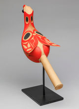Rattle depicting Red Grouse by Moy Sutherland, Nuu-chah-nulth