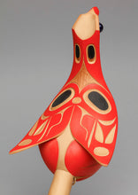Rattle depicting Red Grouse by Moy Sutherland, Nuu-chah-nulth
