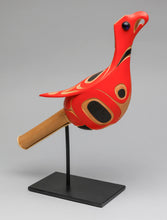 Rattle depicting Red Grouse by Moy Sutherland, Nuu-chah-nulth
