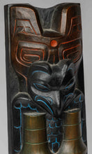 Bronze Totem depicting Killer Whale by Preston Singletary, Tlingit