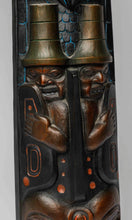 Bronze Totem depicting Killer Whale by Preston Singletary, Tlingit