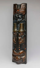 Bronze Totem depicting Killer Whale by Preston Singletary, Tlingit