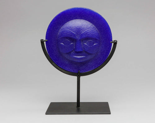 Full Moon - Glass Sculpture by Ruth Wilbur Peterson