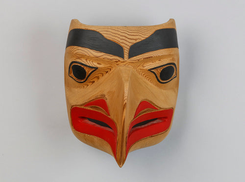 Mask depicting Eagle by Al Zantua, Tsimshian
