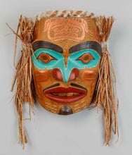 Mask Depicting Copper Maker, 2001, by Chief Peter Smith, Kwakwaka’wakw