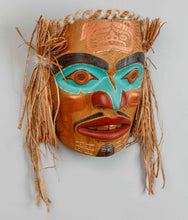 Mask Depicting Copper Maker, 2001, by Chief Peter Smith, Kwakwaka’wakw