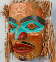 Mask Depicting Copper Maker, 2001, by Chief Peter Smith, Kwakwaka’wakw