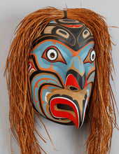 Mask depicting Wren by Tom Patterson, Nuu-Chah-Nulth