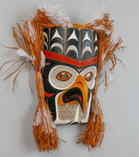 Mask Depicting Nuu-Chah-Nulth Eagle, 2022, by Tom Patterson, Nuu-chah-nulth