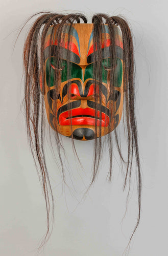 Mourning Mask, 1994, by Jay Brabant, Metis Cree