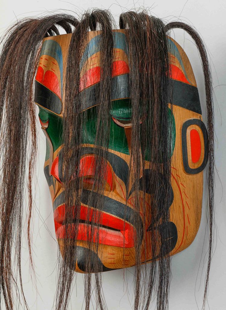 Mourning Mask, 1994, by Jay Brabant, Metis Cree – Quintana Galleries