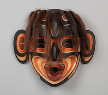 Mask Depicting Kwagul Dzunukwa by Tom D. Hunt, Kwakwaka'wakw