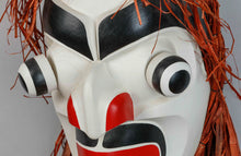 Mask Depicting Listener, by Johnathan Henderson, Kwakwaka’wakw