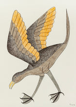 Arctic Bird - Original Drawing by Kenojuak Ashevak (1927-2013), Inuit