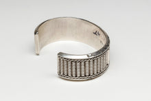 Sterling Silver Row Bracelet, Navajo