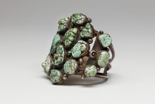 Vintage Sea Foam Turquoise Nugget Bracelet, c. 1970