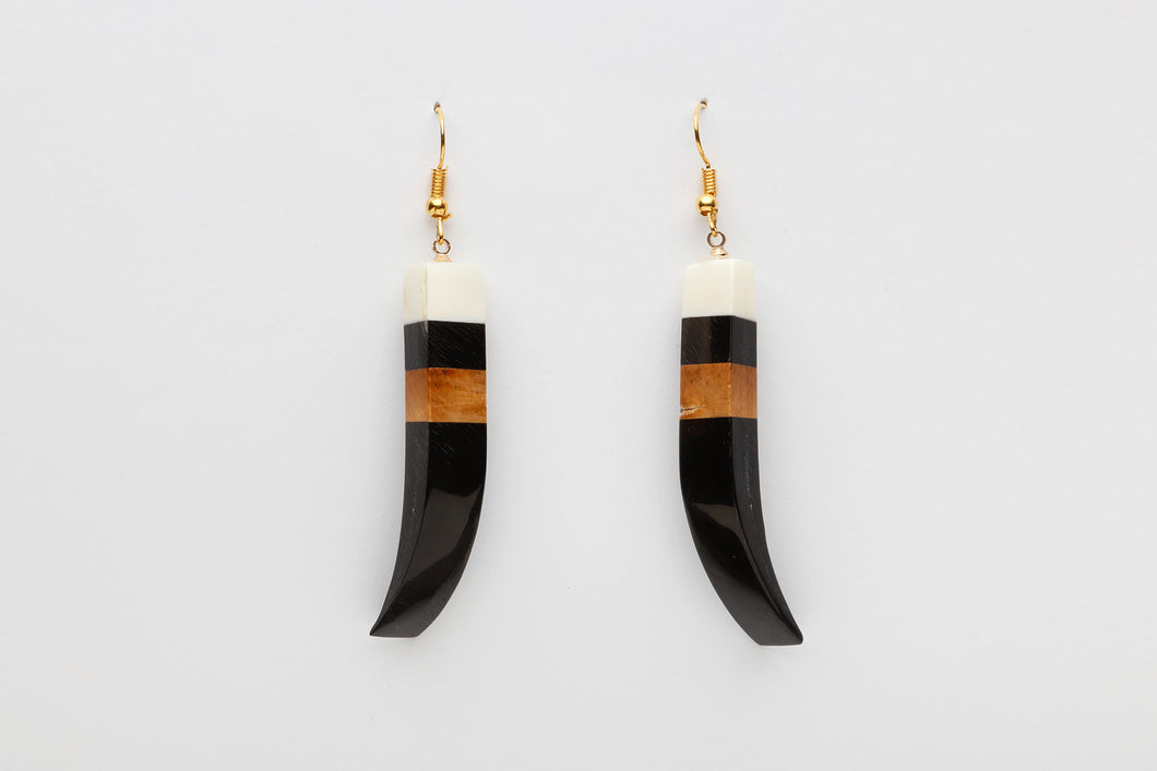 Arctic Earrings by Edna Saccheus, Inupiaq