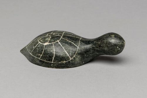 Vintage Sea Turtle Carving, Inuit Culture